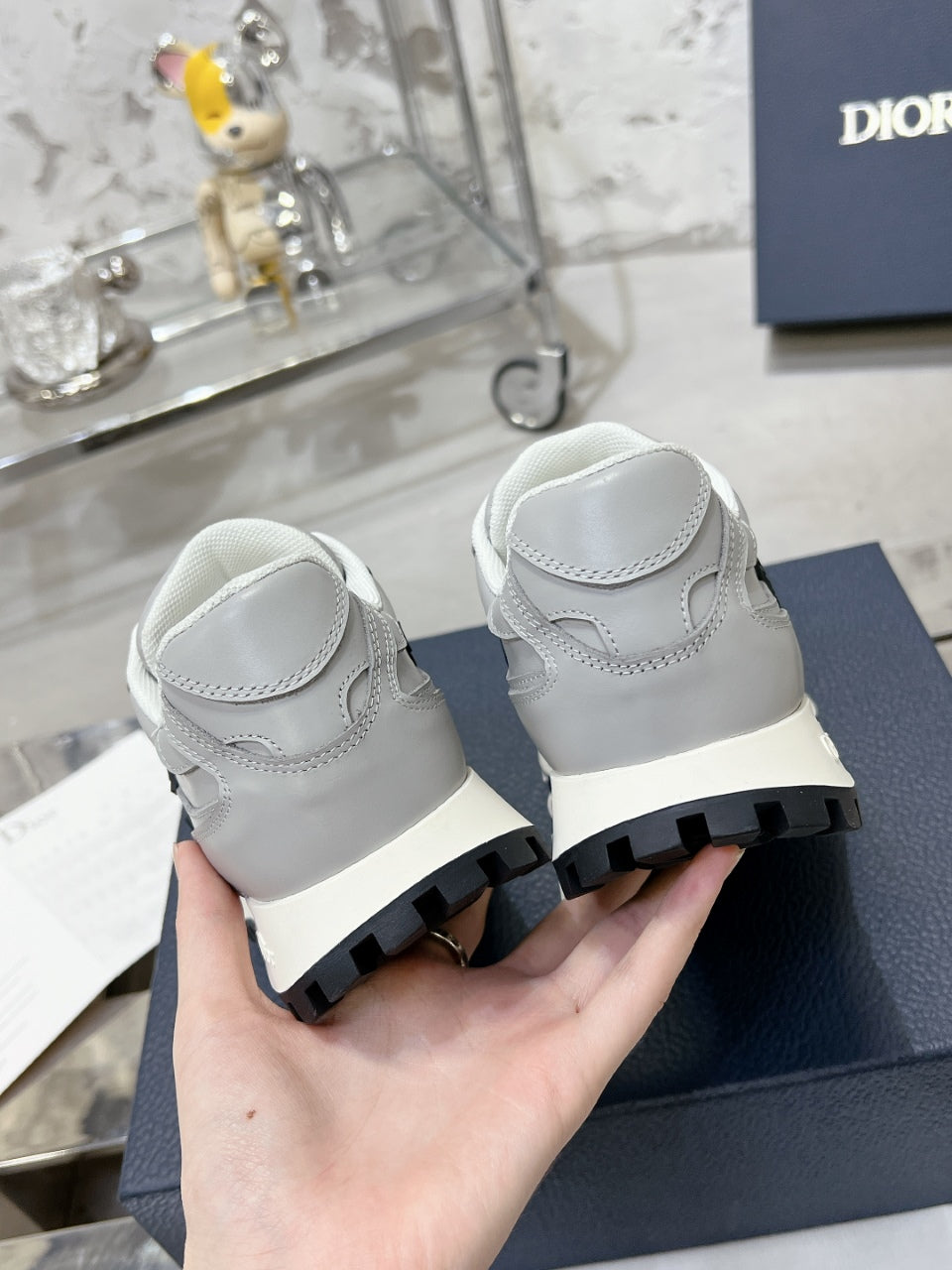 C'est Dior Sneaker 35mm Grey Cowhide