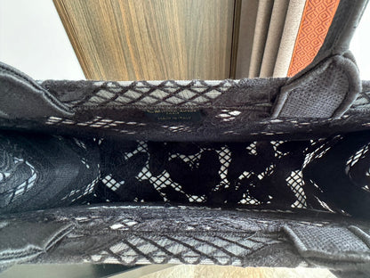 Large CD Book Tote 42cm Butterfly Zodiac Black