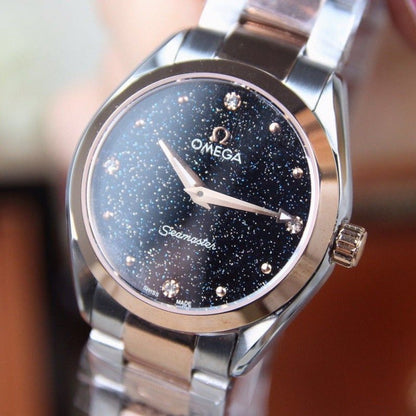 SEAMASTER QUARTZ 33MM TWO-TONE BLACK DIAL